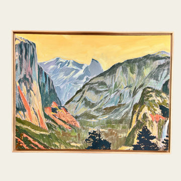 YOSEMITE NATIONAL PARK VINTAGE COLLAGE by El Baker