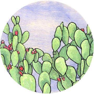 PRICKLY PEAR CACTUS by Katie Chance