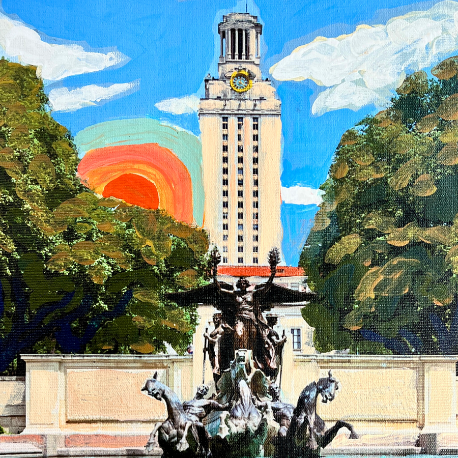 SUNRISE OVER UT by El Baker