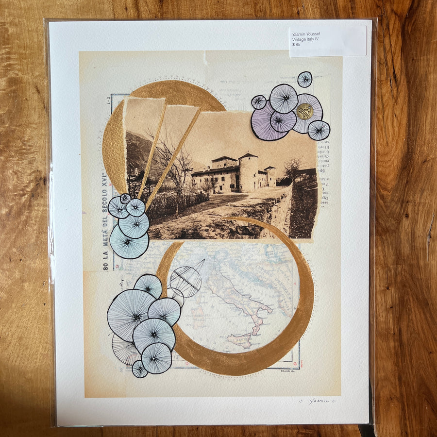 VINTAGE ITALY IV Print by Yasmin Youssef