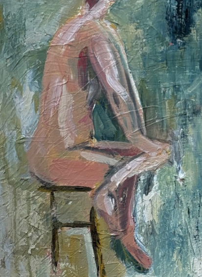 FIGURE ON CHAIR by Dalton Tracee