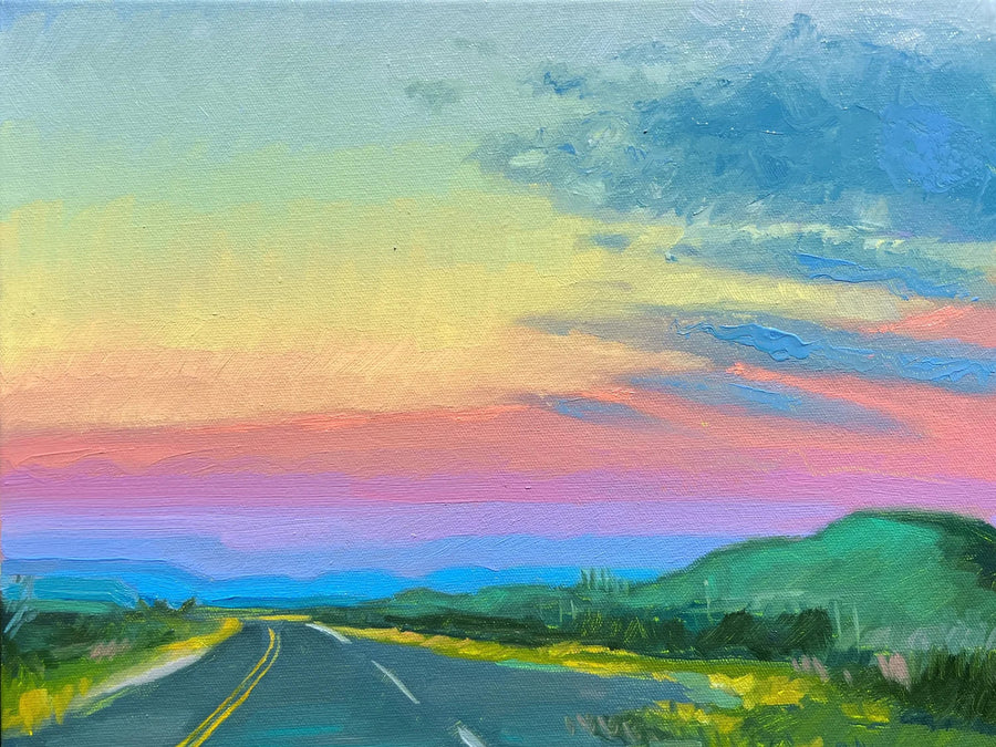 SUNSET OUT OF BIG BEND by Sari Shryack