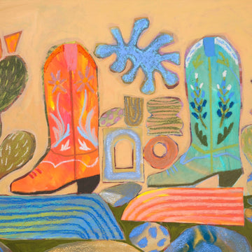 BOOTS COLLAGE  by El Baker